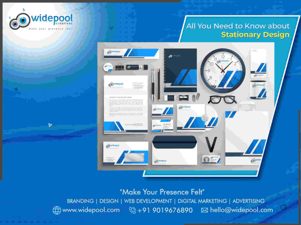Stationery design for Google My Business.