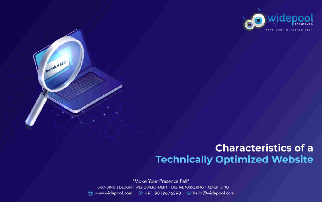 Technically optimized website.