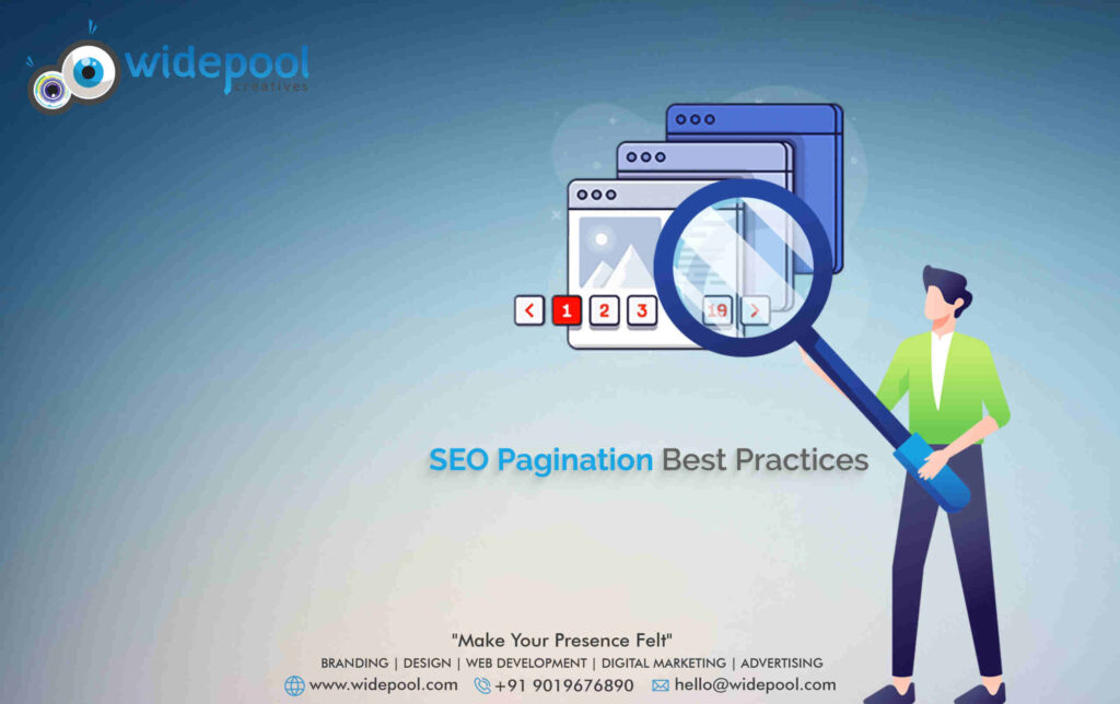 SEO Pagination best practices in stationery design involves application of custom graphics to various items like logo, company name etc.