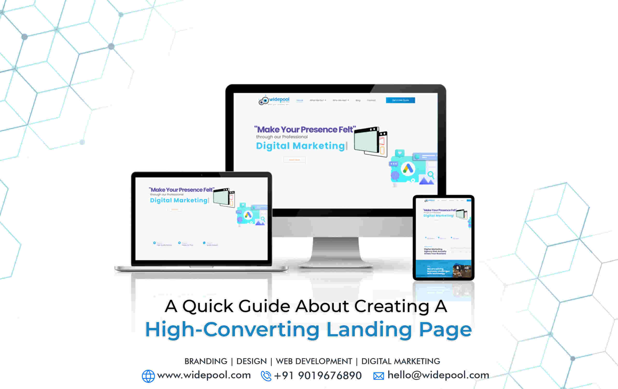 Creating a high-converting landing page.