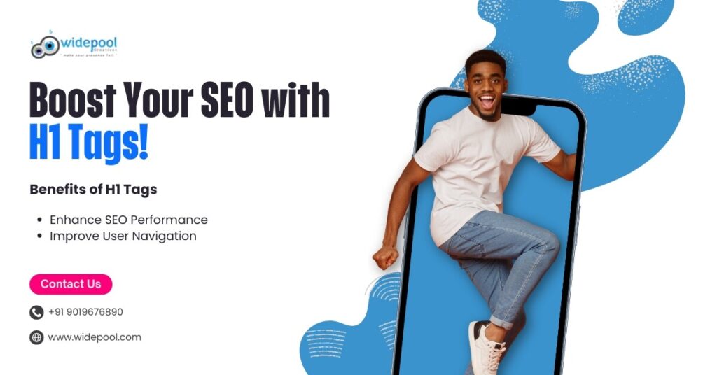 Importance of H1 Tags for Search Engines and Users in a digital marketing blog post.