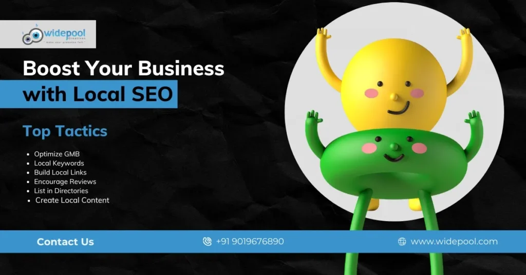 General SEO improves your website's visibility on a global level, while local SEO tactics increases your presence in a particular locale.