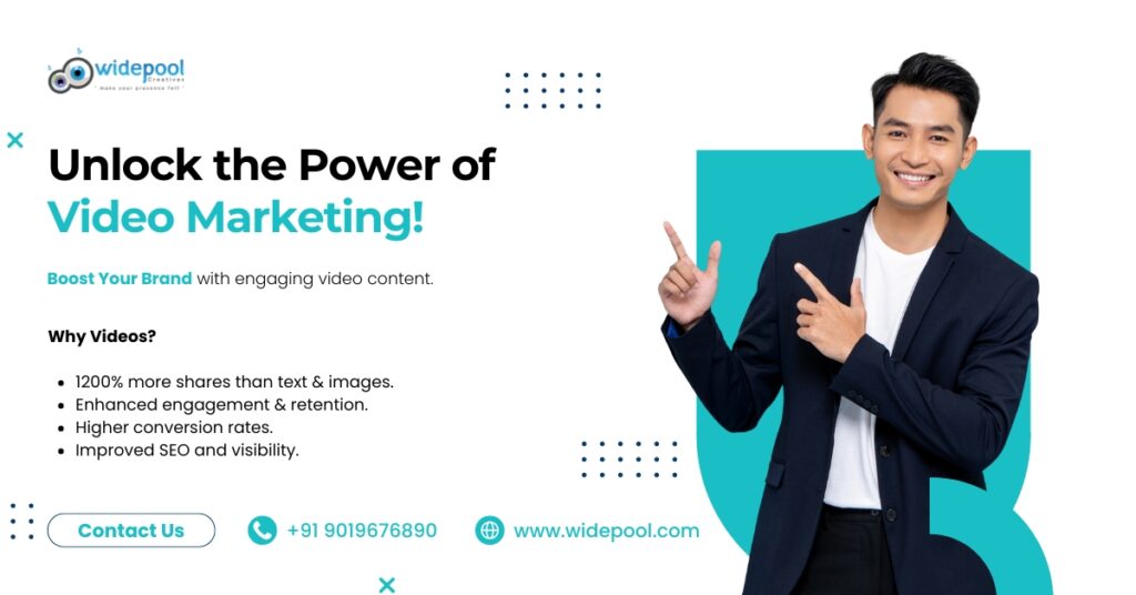 Videos are shared 1200 percent more than text & images collectively. Thus, the potential of video marketing is indisputable.
