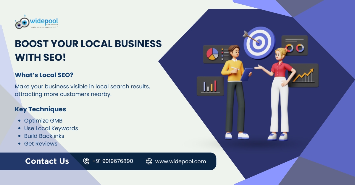 Know these effective SEO techniques for local businesses. Learn more about local SEO, practical strategies, & how Widepool helps you grow.