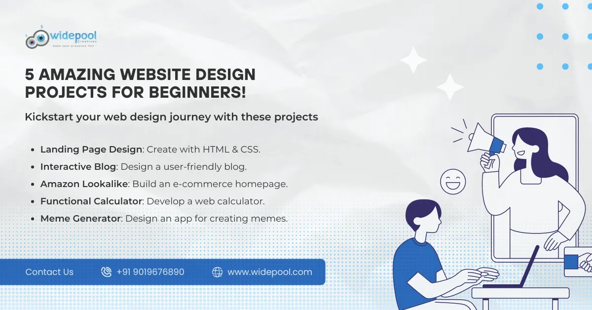 5 Amazing Website Designing Projects for Beginners