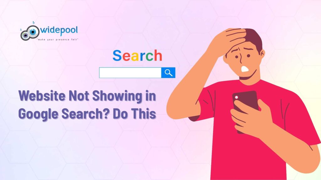 website not on google search