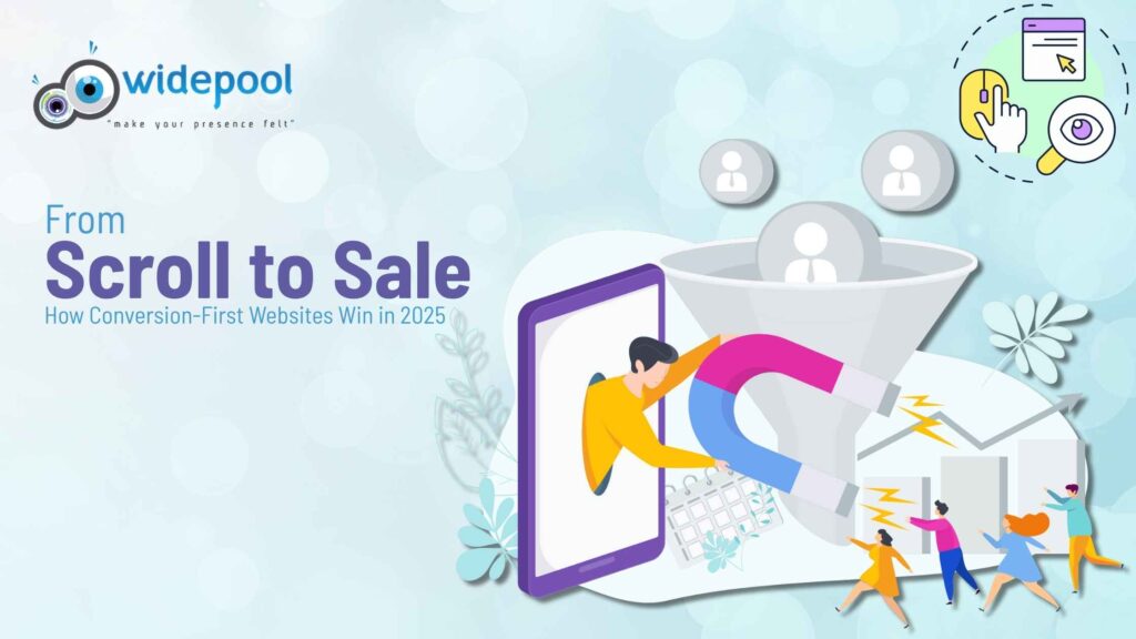 scroll to sale how to conversion first website