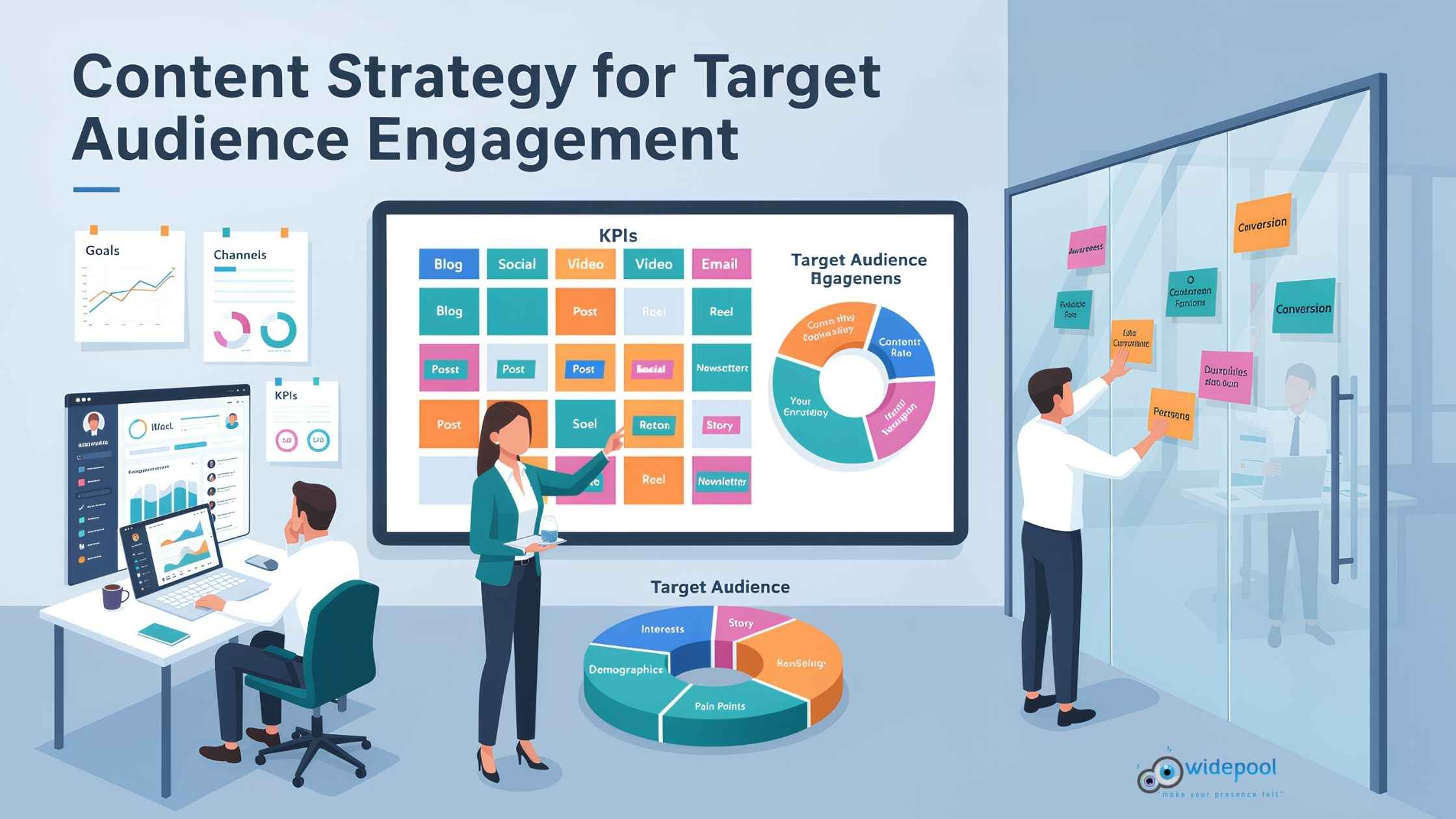 Content strategy for target audience engagement