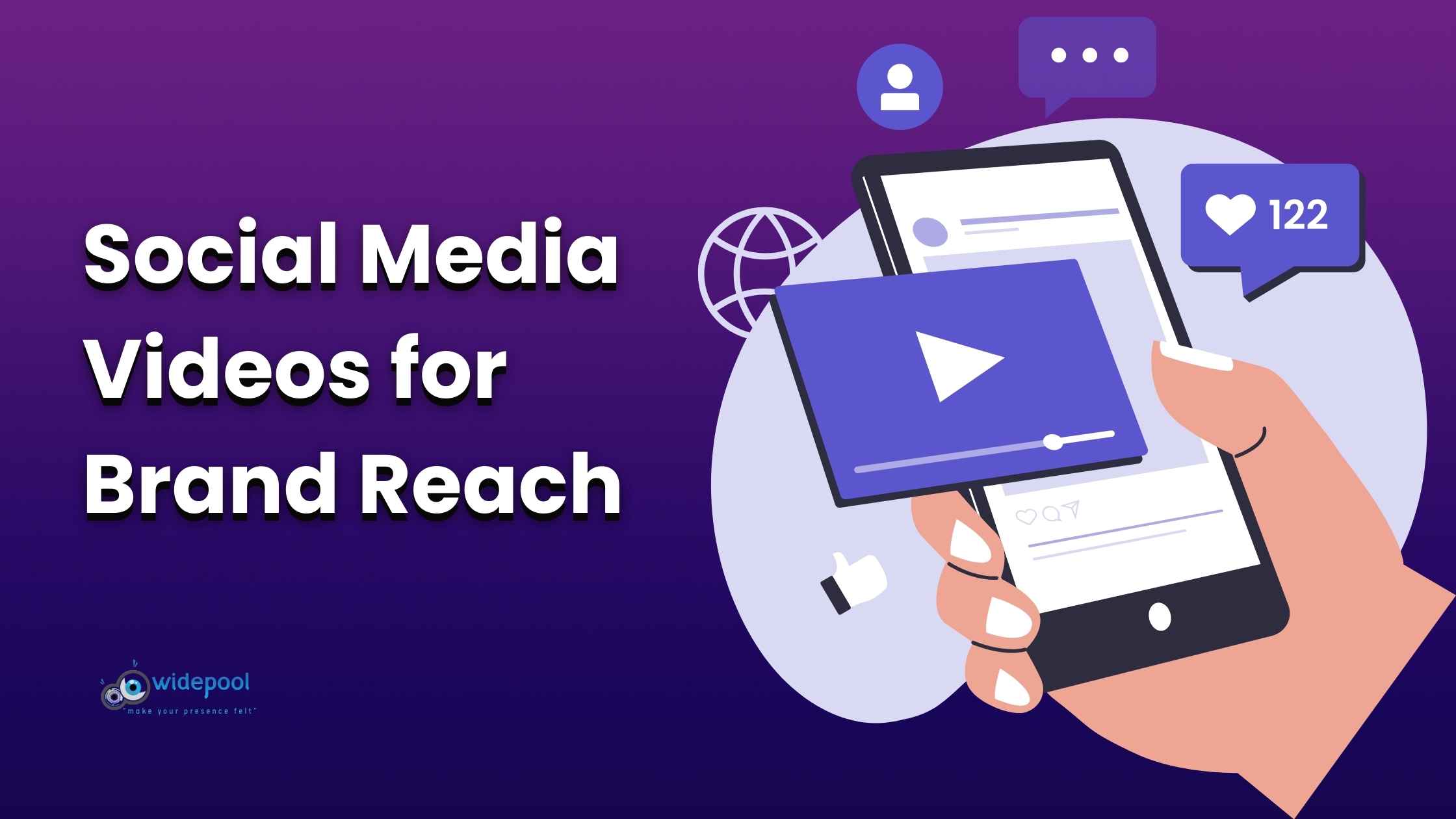 Social media videos for brand reach