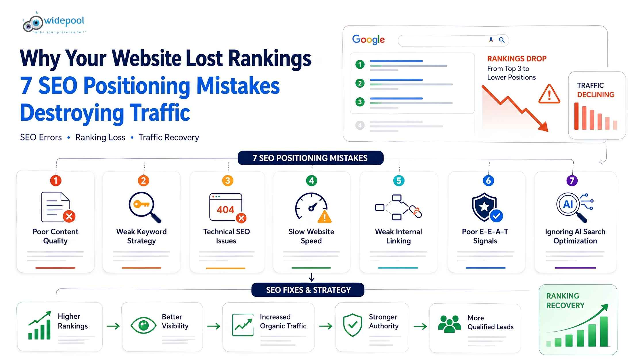 Why Your Website Lost Rankings: 7 SEO Positioning Mistakes Destroying Traffic