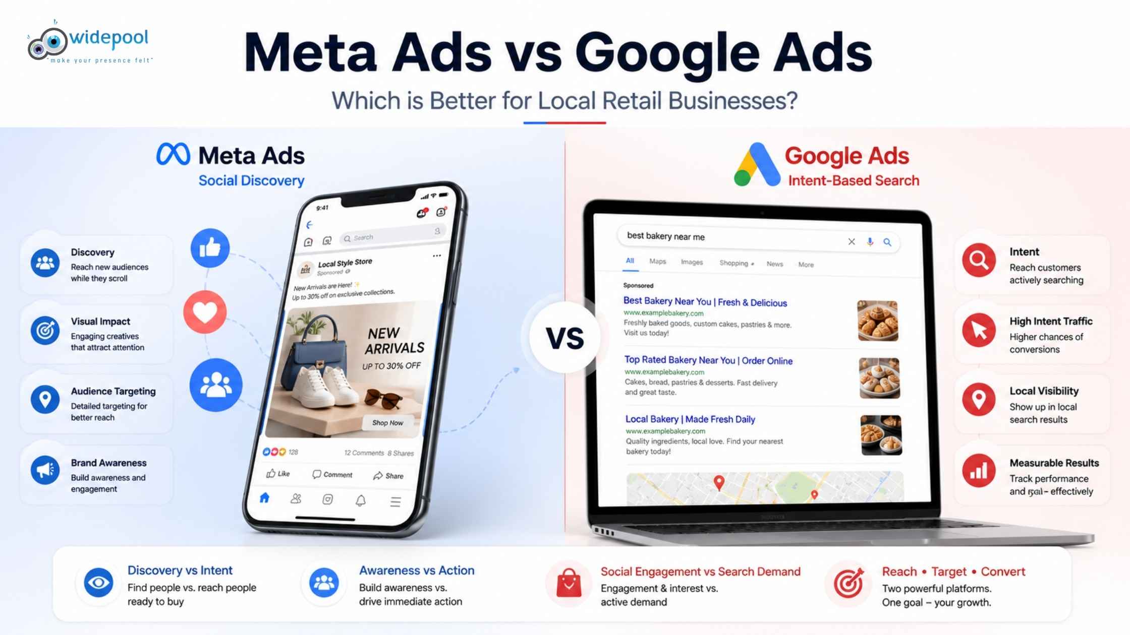 Meta Ads vs Google Ads for Local Retail Businesses